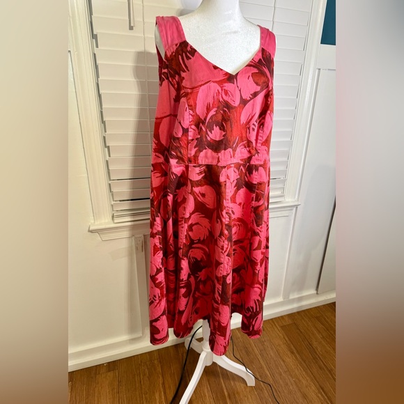 dressbarn Dresses & Skirts - Dressbarn Pink and Red Floral Dress